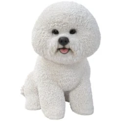 Vivid Arts Real Life Dogs - Bichon Frise Garden Ornament -Garden Gold Store vivid arts real life bichon frise medium web 1