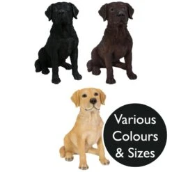 Vivid Arts Real Life Dogs - Labrador Garden Ornament