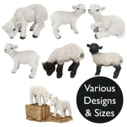 Vivid Arts Real Life Farm - Lamb Garden Ornament