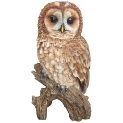 Vivid Arts Real Life Owls - Tawny Owl Garden Ornament -Garden Gold Store vivid arts real life tawny owl web 1