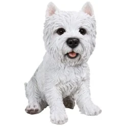 Vivid Arts Real Life Dogs - West Highland Terrier Garden Ornament -Garden Gold Store vivid arts real life west highland terrier medium web
