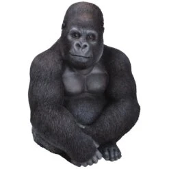 Vivid Arts Real Life Zoo - Gorilla Garden Ornament -Garden Gold Store vivid arts real life zoo sitting gorilla web