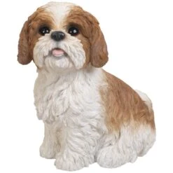 Vivid Arts Real Life Dogs - Shih Tzu Garden Ornament -Garden Gold Store vivid arts sitting shih tzu brown medium web