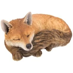 Vivid Arts Real Life Woodland - Fox Garden Ornament 11 Vivid Arts Real Life Woodland - Fox Garden Ornament -Garden Gold Store vivid arts sleeping fox web