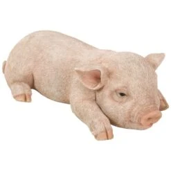 Vivid Arts Real Life Farm - Pig Garden Ornament -Garden Gold Store vivid arts sleeping piglet web