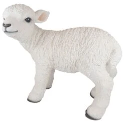 Vivid Arts Real Life Farm - Lamb Garden Ornament -Garden Gold Store vivid arts standing lamb web