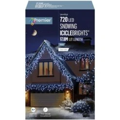 White LED Snowing Iciclebrights With Timer -Garden Gold Store white iciclebrights 720 web
